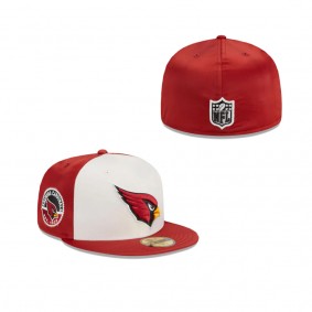 Arizona Cardinals Throwback Satin 59FIFTY Fitted Hat