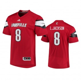 Louisville Cardinals Lamar Jackson Red College Football Jersey