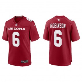 Men's Darius Robinson Arizona Cardinals Cardinal Game Jersey