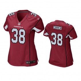 Women's Arizona Cardinals James Wiggins Cardinal Game Jersey