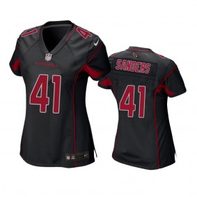 Women's Arizona Cardinals Myjai Sanders Black Alternate Game Jersey