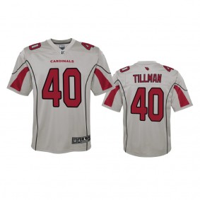 Youth Arizona Cardinals Pat Tillman Silver Inverted Game Jersey