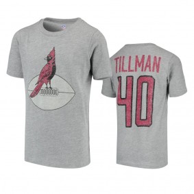 Arizona Cardinals Patrick Tillman Gray Vintage Retired Player T-Shirt